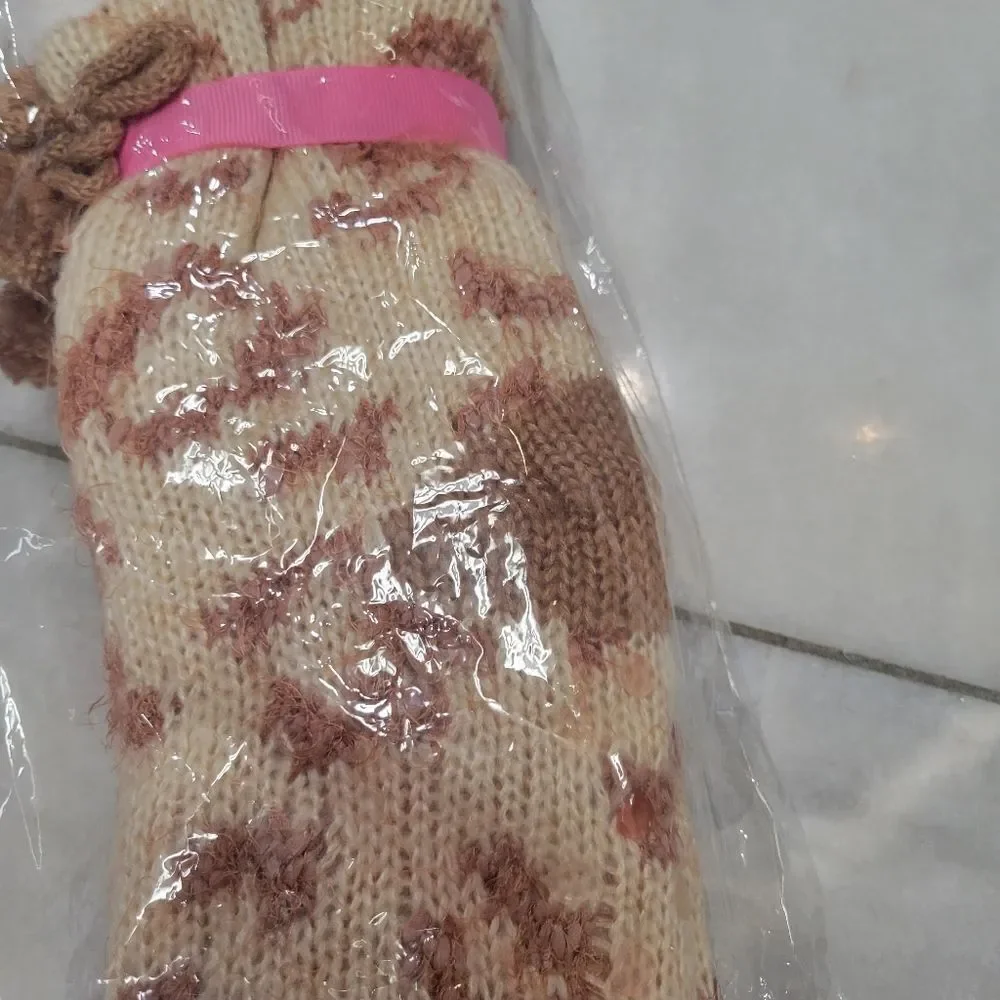 Simply Southern Soft & Cozy Camper Socks Sherpa Cuffs Lining Leopard Cream Brown